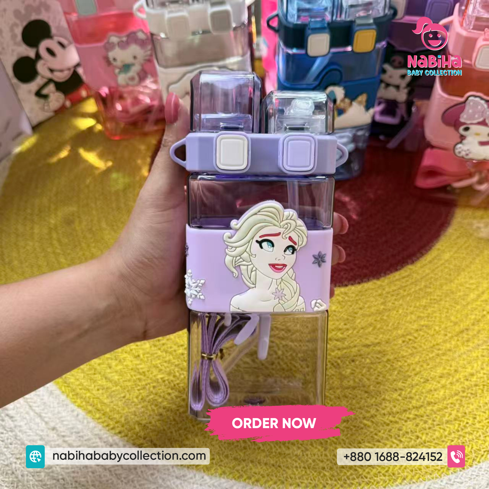 Cartoon Kids Water Bottle 520ml