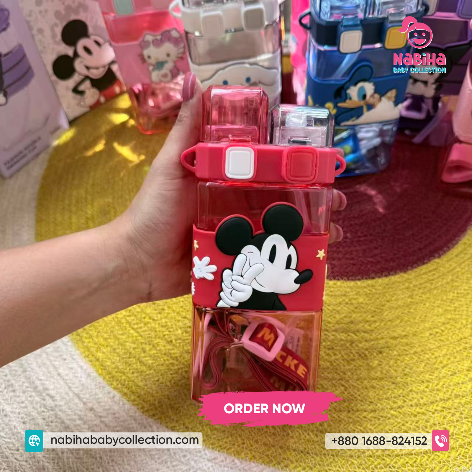 Cartoon Kids Water Bottle 520ml