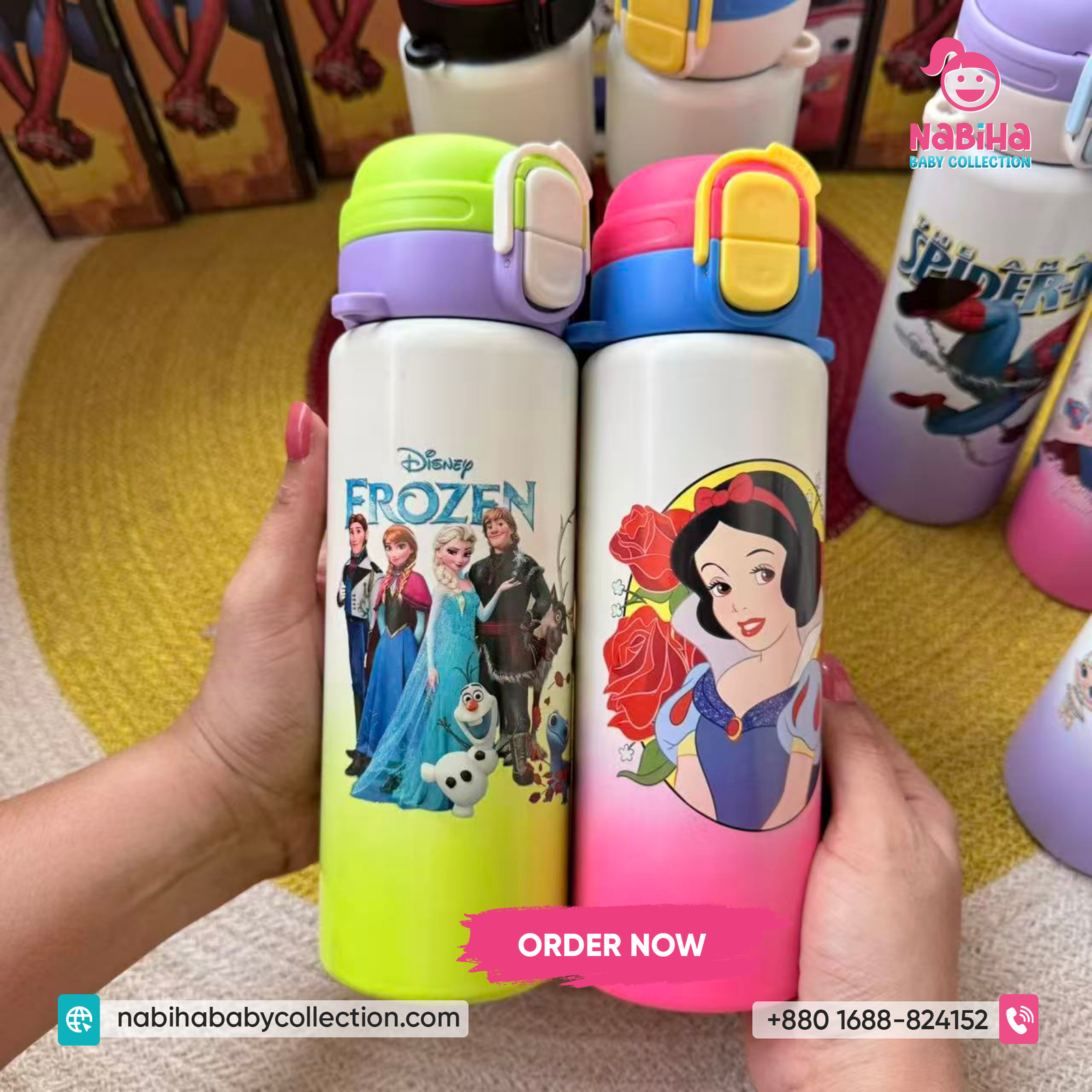 Cartoon Kids Thermos Bottle 500ml