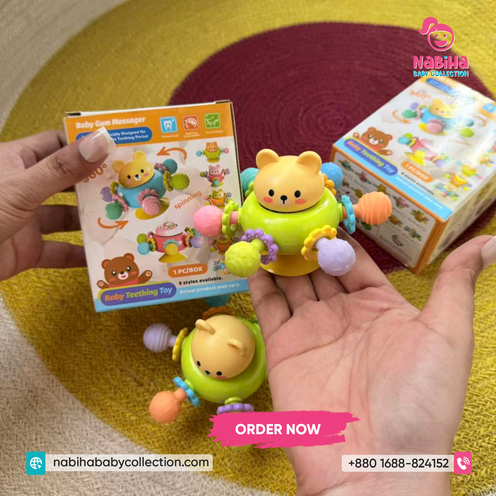 Baby Gum Massager & Teething Toy