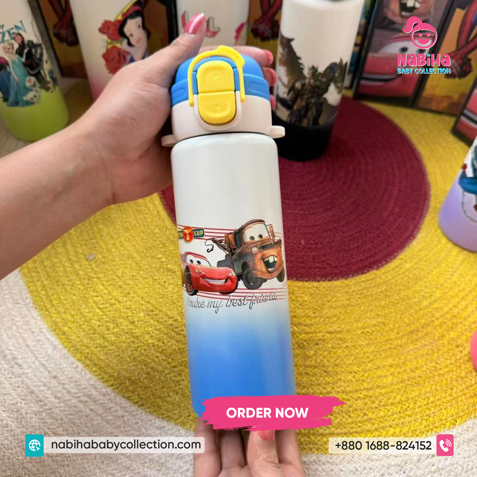 Cartoon Kids Thermos Bottle 500ml