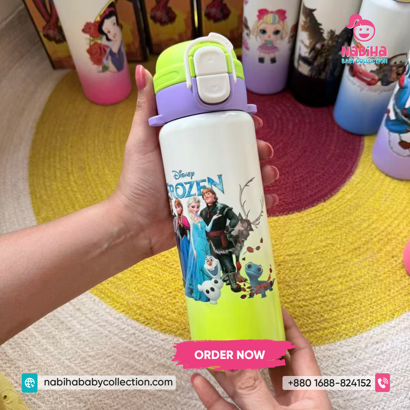 Cartoon Kids Thermos Bottle 500ml