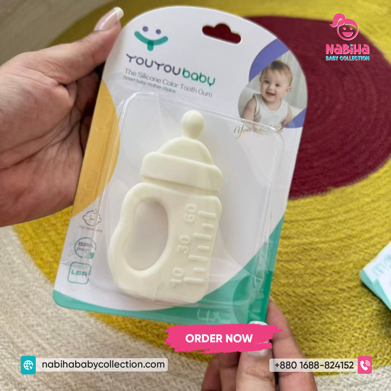 Premium Silicone Baby Teether
