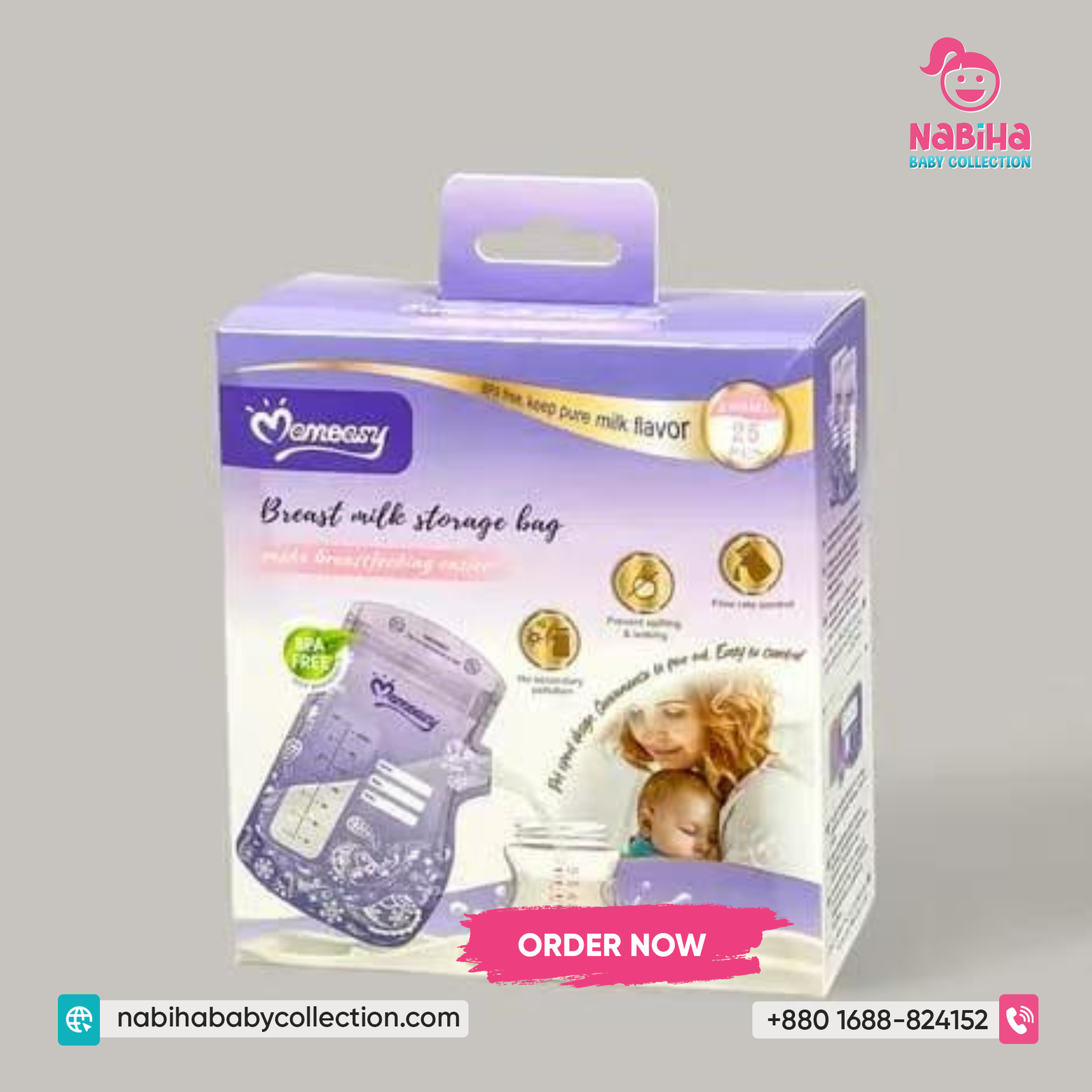 MomEasy Breast Milk Storage Bag